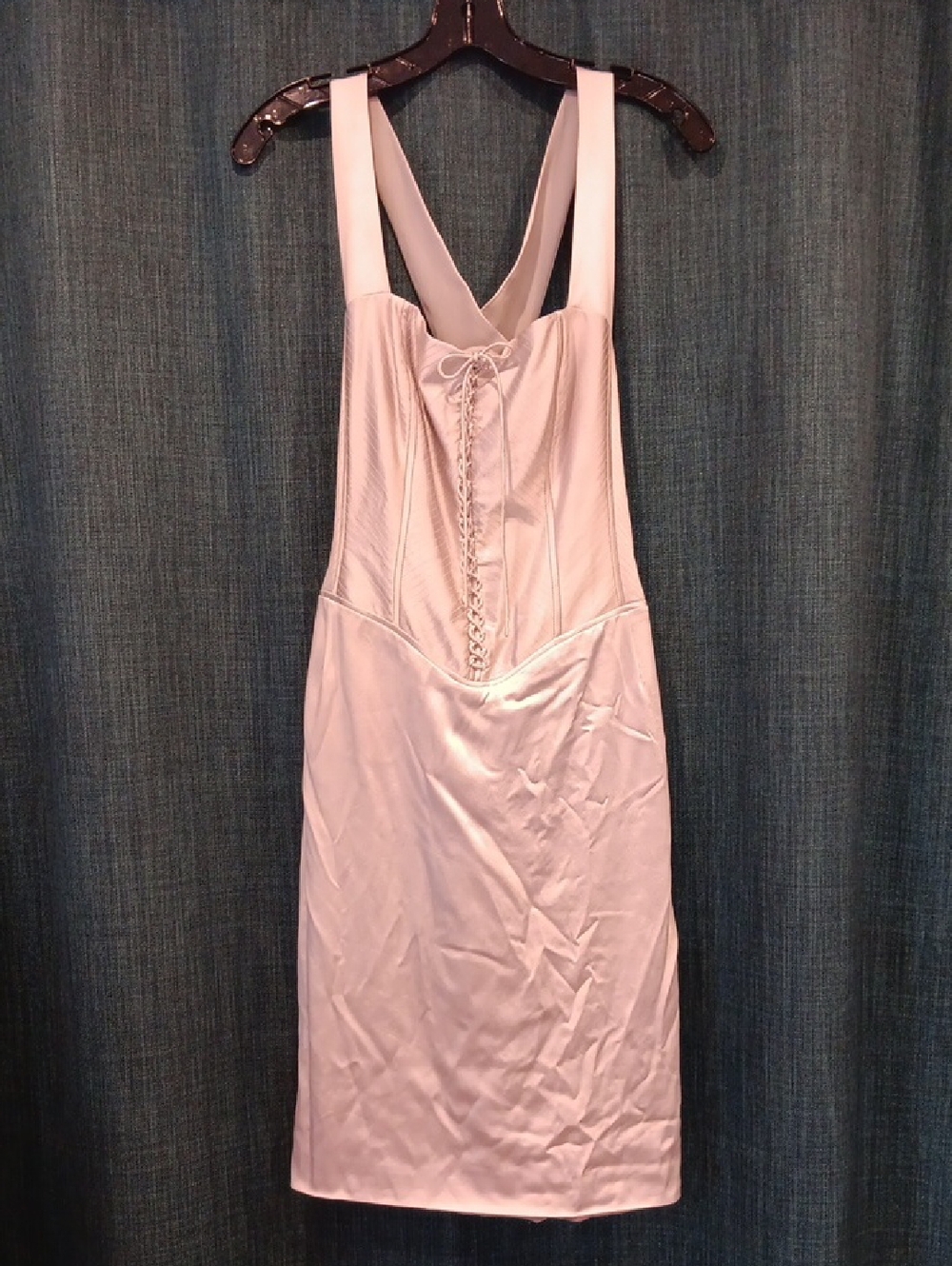 Silver Silk Dress